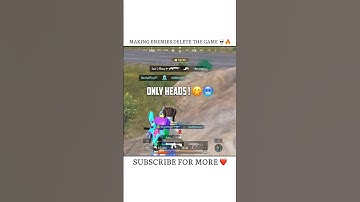 Making Enemies Delete The Game 💀🔥 | #shorts #bgmi #pubgmobile #youtubeshorts #shortvideo #trending