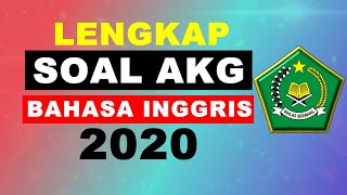 Soal AKG 2020 Terbaru | Asesmen Kompetensi Guru Madrasah | AKG Bahasa Inggris | Soal AKG Kemenag screenshot 4