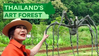 What’s Hidden in This Thailand Forest?🌳 Art Forest | One World in Thailand
