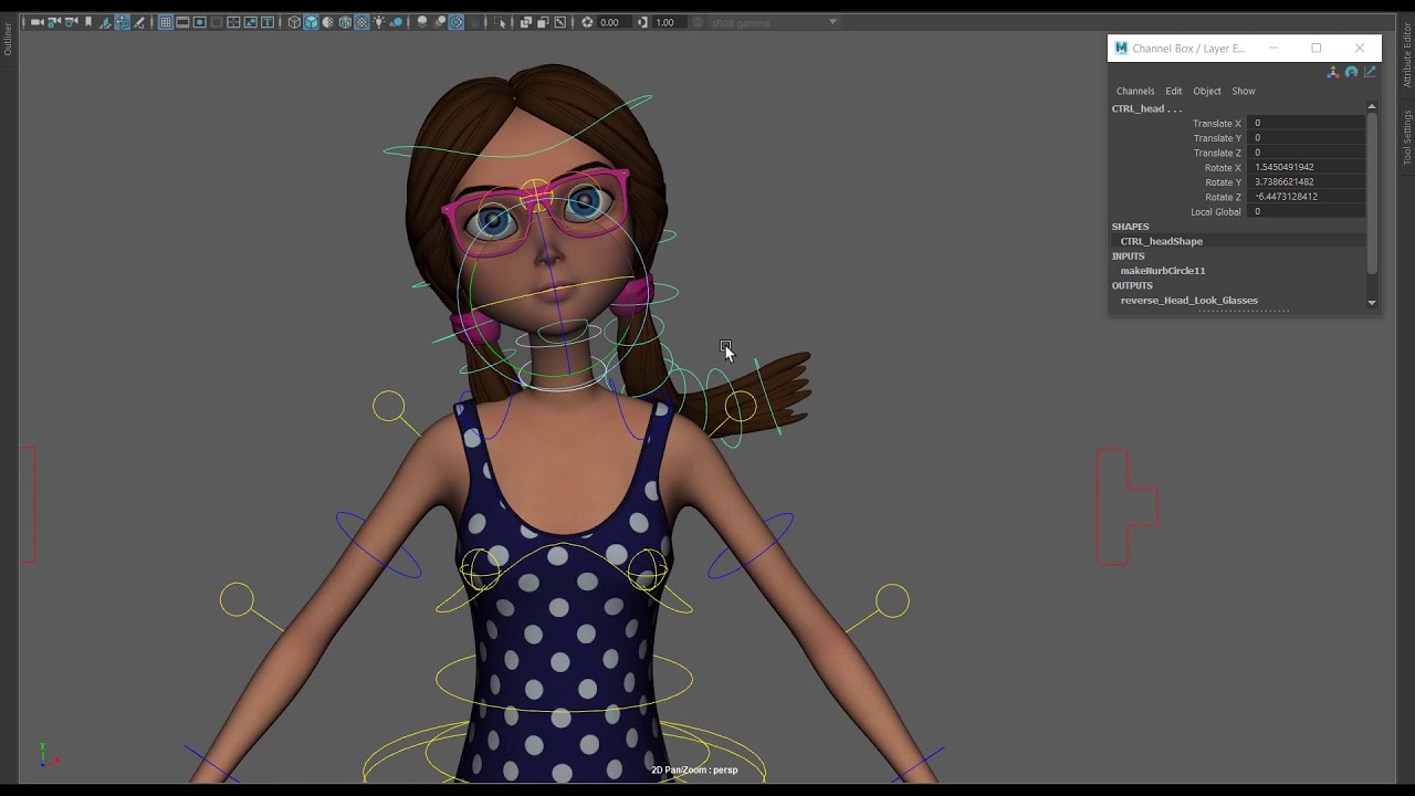 3D Character Rig in Maya - YouTube
