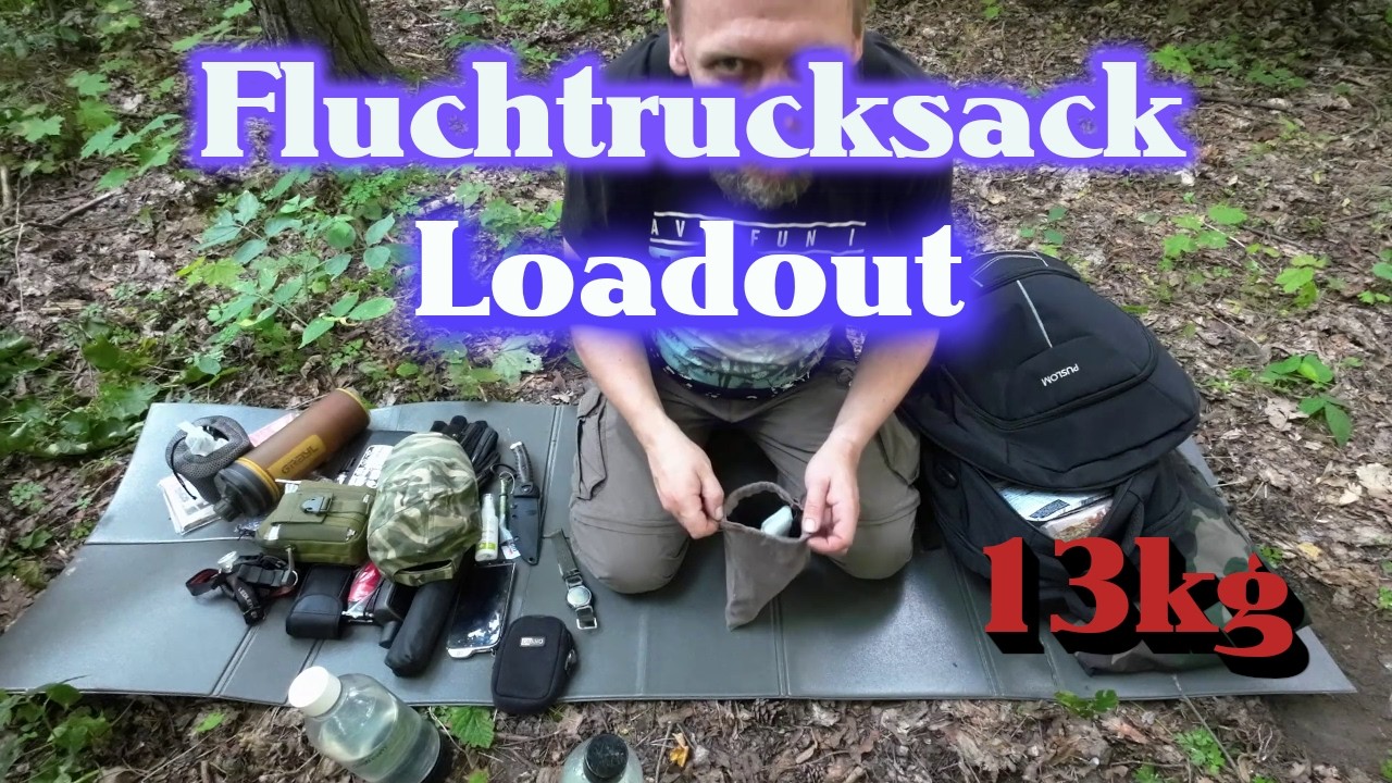 Fluchtrucksack inhalt, packen B.O.B. Bug Out Bag. Krisenvorsorge Deutschland. 