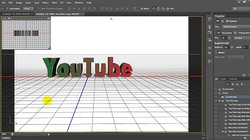 Easy way to make 3D text in Adobe Photoshop CS6