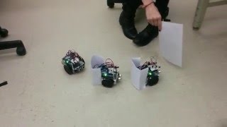 Swarmbots IR&Ping following
