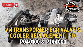 VW Transporter EGR Valve & Cooler Replacement | Fix P040100 & P144000 Fault Codes VW Transporter EGR Valve & Cooler Replacement | Fix P040100 & P144000 Fault Codes