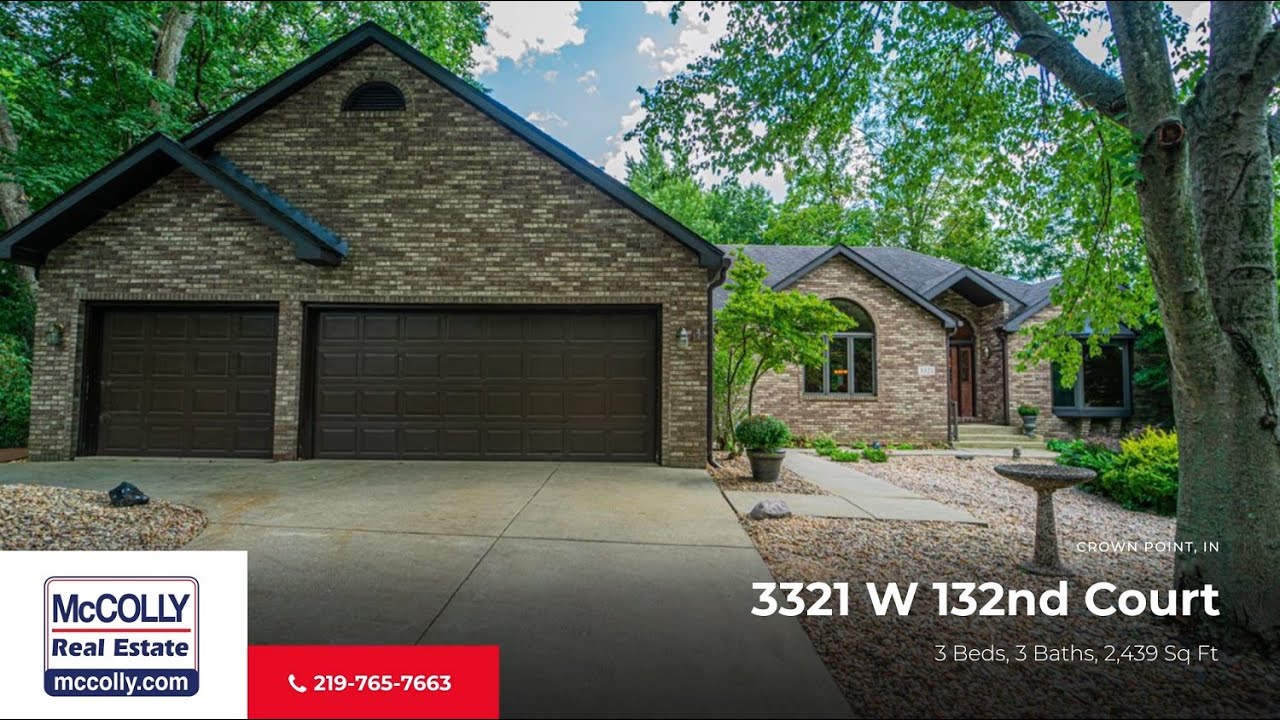 3321 W 132nd Court, Crown Point, IN MLS 500333 McColly YouTube