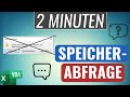 Speicherabfrage in Excel unterdrücken | Excel VBA