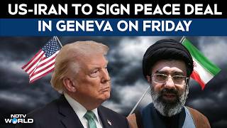 Iran Peace Deal News | US-Iran Peace Agreement Finalised, Trump Says Deal To Be Signed Friday