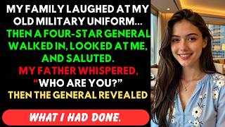 My Family Laughed at My Uniform — Then the General Walked Over and Saluted Me