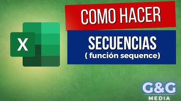Como hacer Secuencias (funcion sequence) en una Hoja de Calculo (Google Sheets)