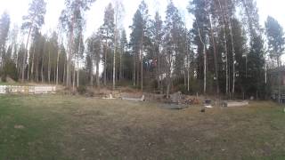 flyduino quad testflight with gimbal