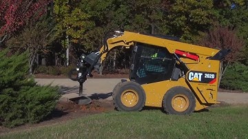 Cat® Auger Work Tool Attachment at Work