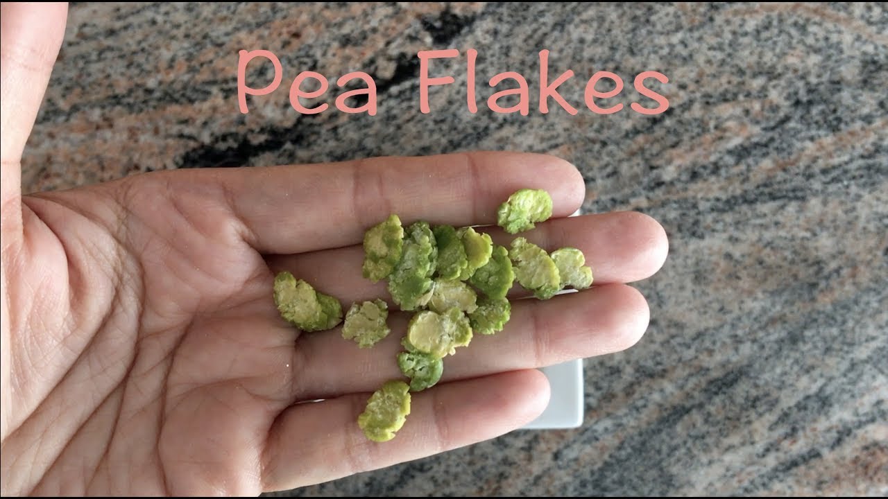 Pea Flakes for guinea pig - How to make 