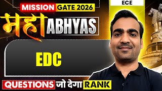 EDC | Most Asked Questions | ECE | GATE 2026 Maha Abhyas