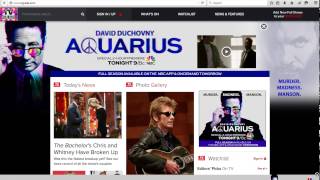 Nbc - Aquarius - Video Wall Logo Morph - Tv Guide