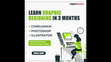 Learn Graphic Designing Course in 3 Months from Pepper Animation in Delhi | Graphic Designing Course