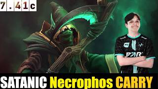 🤯SATANIC [Necrophos] HC 7.41c- DOTA 2 HIGHEST MMR MATCH#dota2gameplay  #dota2  #dota2gameplay