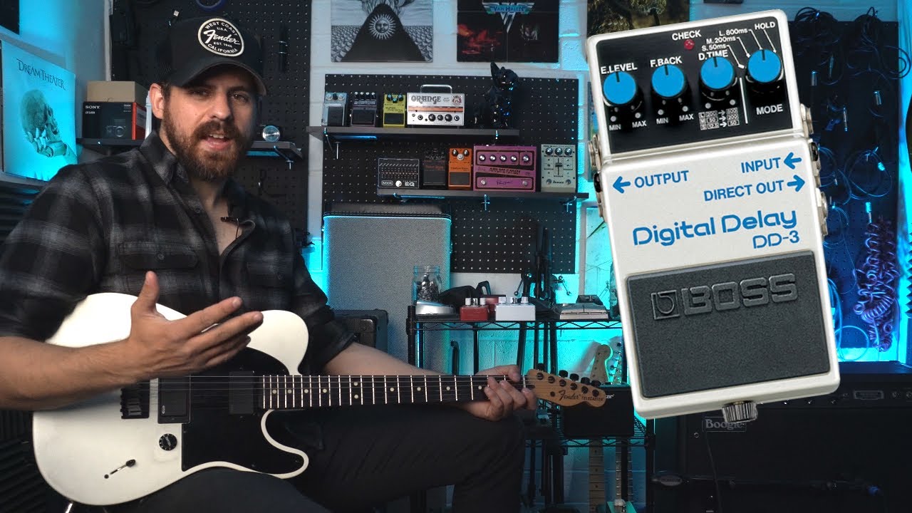 Boss DD3 Digital Delay Pedal Review YouTube