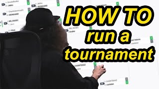 How To Run a Tournament (By Yourself)