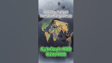 I asked ChatGPT to make Pangea map🌍