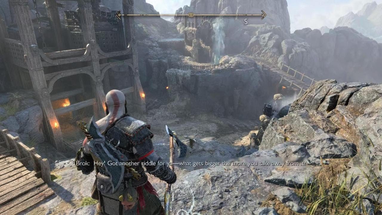 God of War Ragnarök Brok last Riddle 😥 - YouTube