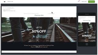Testing and sending an email campaign