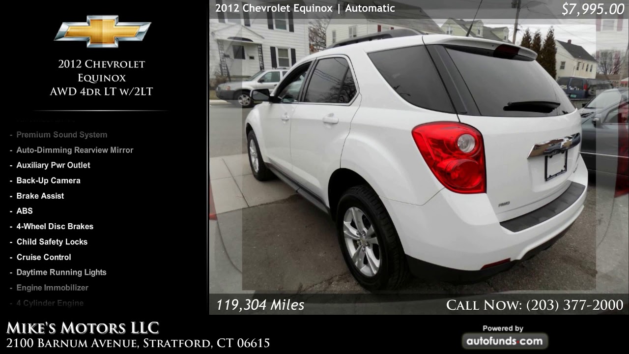 Used 2012 Chevrolet Equinox | Mike's Motors LLC, Stratford, CT