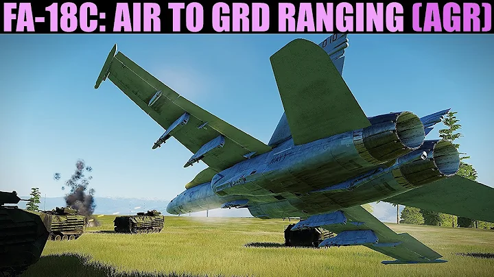 FA-18C Hornet: Air To Ground Radar (AGR  Ranging Mode) Tutorial | DCS WORLD