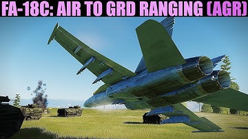 FA-18C Hornet: Air To Ground Radar (AGR  Ranging Mode) Tutorial | DCS WORLD