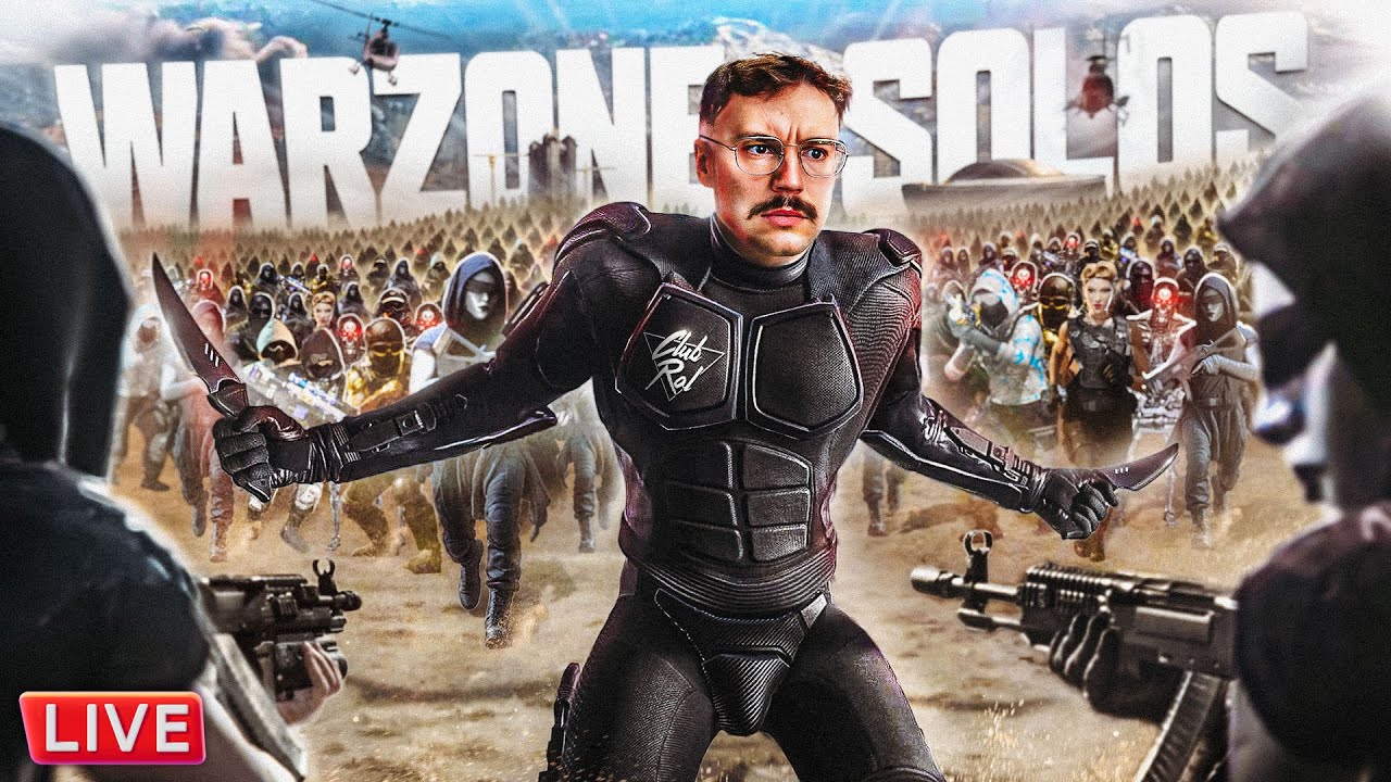 🔴LIVE - Warzone Solo Wins All Night