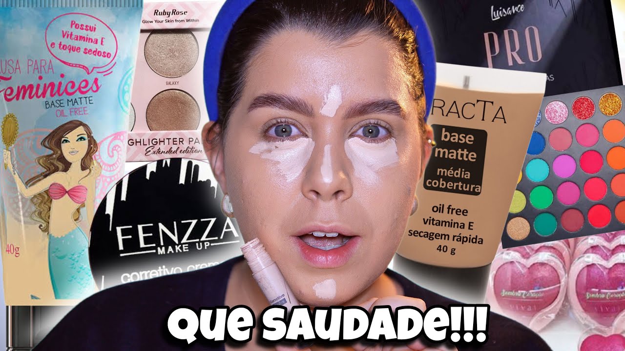 Make com meus PRODUTOS ANTIGOSSS pura NOSTALGIA #JehTodoDia13 