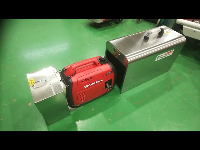 HONDA 発電機 防音ボックス騒音テスト Noise test on Honda Genset