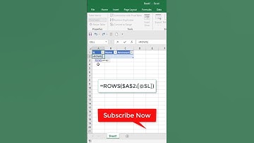 Excel Tips to Create Automatic Serial Number in Bangla
