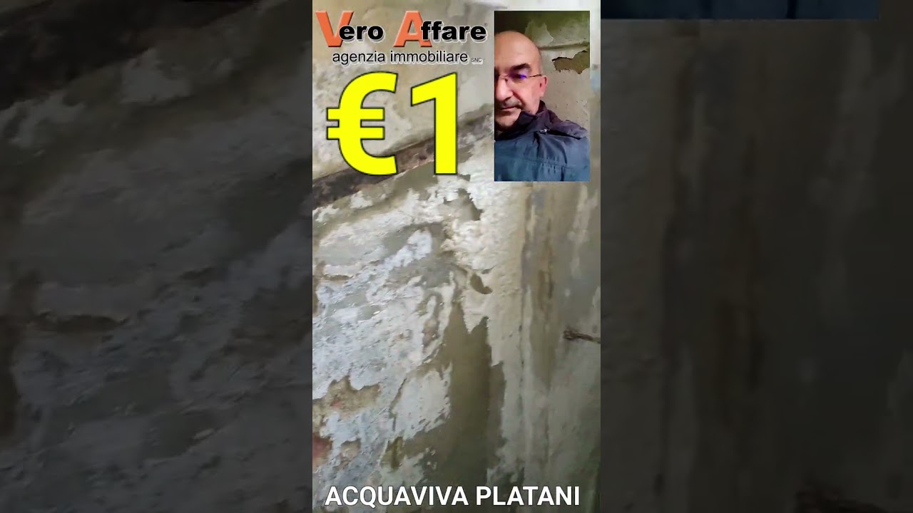 VENDESI A 1€ CASA AD ACQUAVIVA PLATANI