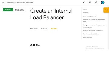 Create an Internal Load Balancer | GSP216 | Qwiklabs