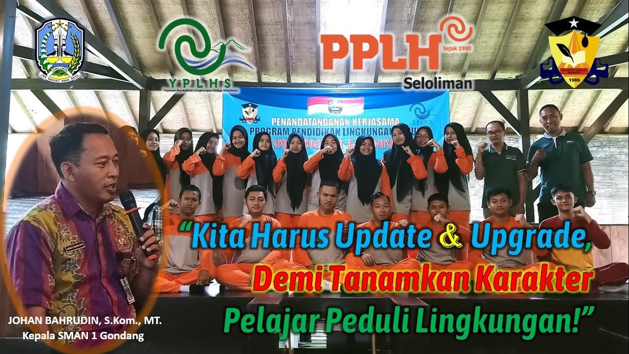 SMAN 1 Gondang Wujudkan Budaya Lingkungan, Akhirnya MoU Dengan YPLHS