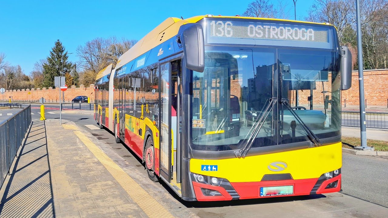WARSZAWA 136 BUS: OSTROROGA - NATOLIN PŁN. - OSTROROGA 