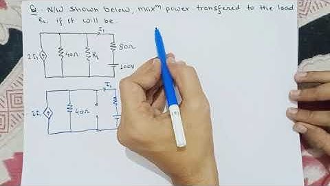 IES prelims Questions based on maximum power transfre theorem part-7