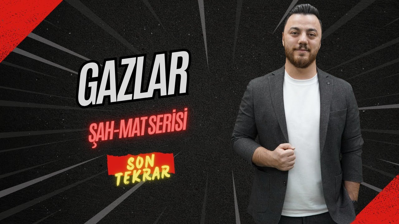 Gazlar Konusu Genel Tekrar 🌬️ | Şah-Mat Serisi En Seçilen Sorularla AYT Kimya 2025