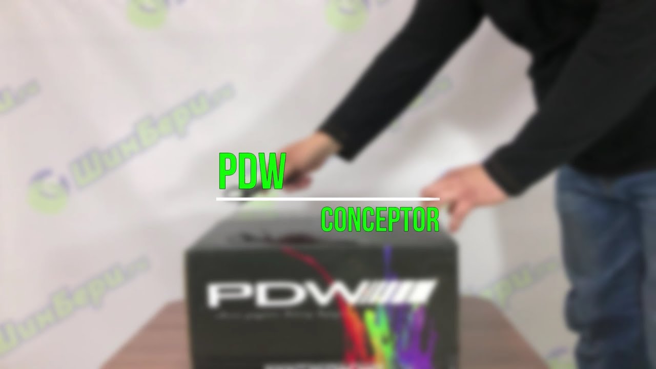 Литые диски фирмы PDW, модель Conceptor (5270), в цвете  B(черный)