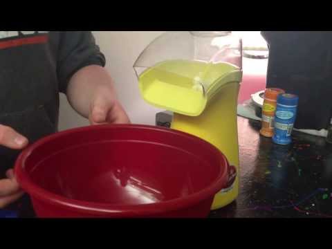 Wie man Popcorn in einem Air-Popper