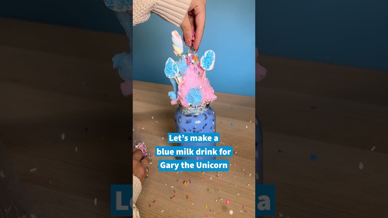 The perfect drink for a magical unicorn! ✨🦄