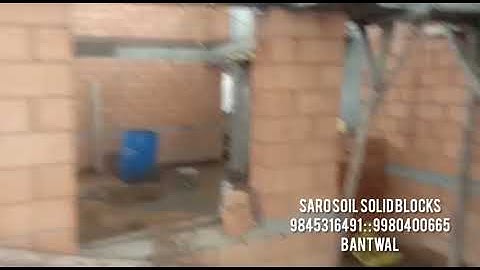 compressed mud blocks SARO 9845316491 #NATURE