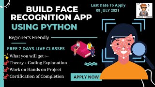 Build Face Recognition App Using Python LetsUpgrade Free Course | Beginner Friendly | #CodingBuddies