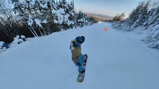 Snowboarding at Blue Mountain, PA 2021