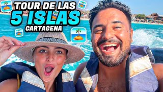 TOUR DE LAS 5 ISLAS desde CARTAGENA! *BARU Y CHOLON*