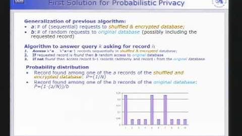 CERIAS Security: Privacy  from accessing databases to location based services 3/5