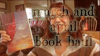 March & April Book Haul
So.. I acquired some books.
Os Wonderful Review of Heartbreaking Work of Staggering Genius:
http://youtu.be/pkSyo2NPirY
Be my bookish friend..
http://www.goodreads.com/readsusieread
http://readsusieread.booklikes.com/ March & April Book Haul