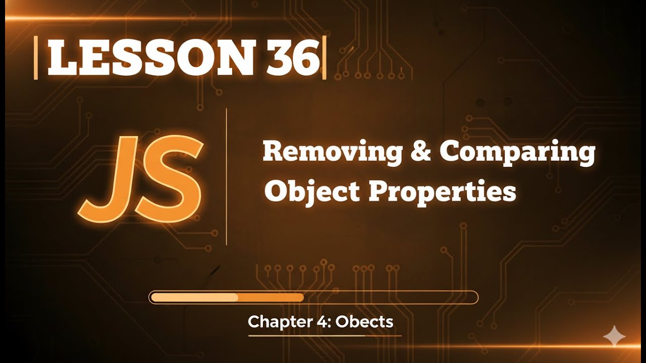 036 Removing & Comparing Object Properties | #36 - YouTube