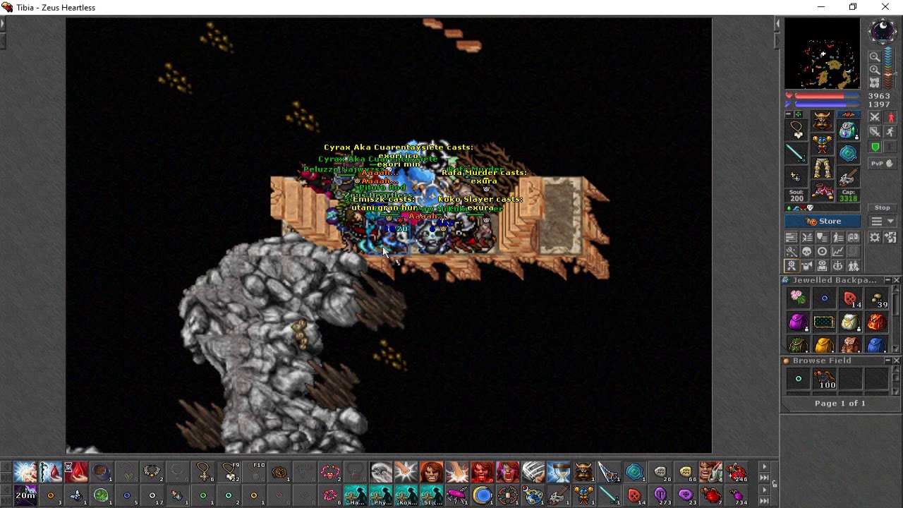 Tibia Carnera WAR !PART 16! Zeus ★Bastex Alliance vs Final Respekt ...