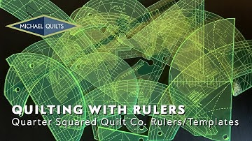 MACHINE QUILTING WITH RULERS - Longarm and Domestic Templates Designed by Michael